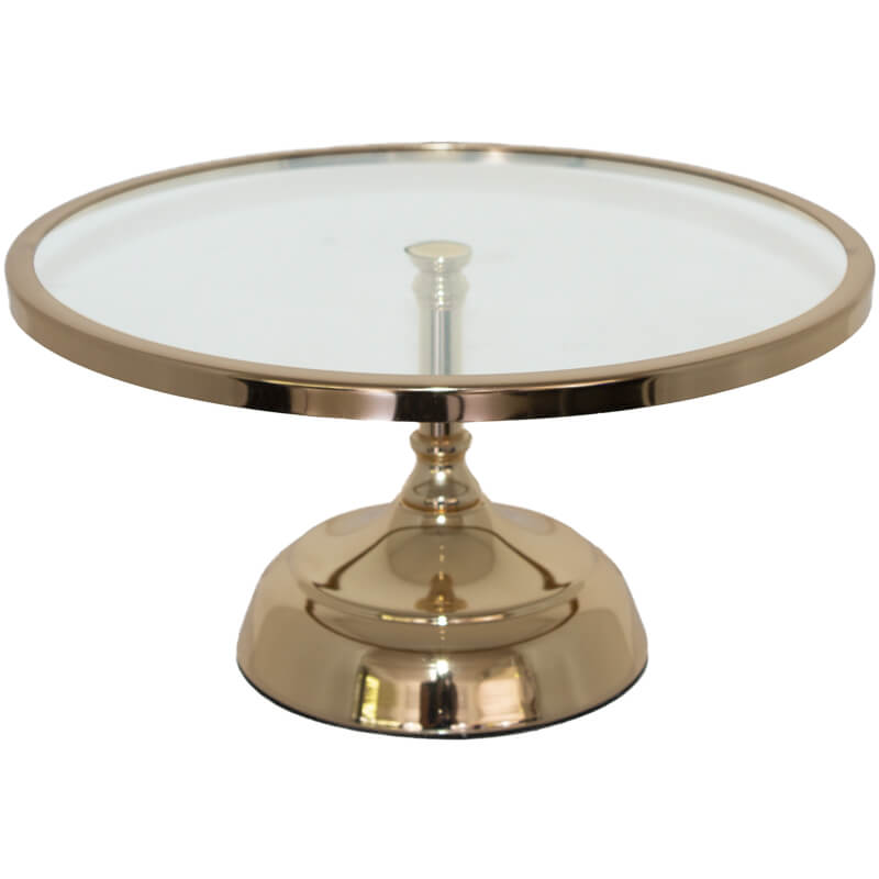 GOLD DECOR STAND 14X30CM