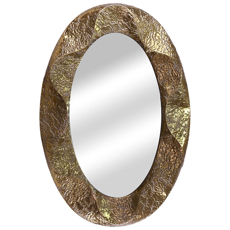 GROSSO GOLD MIRROR 128X88CM