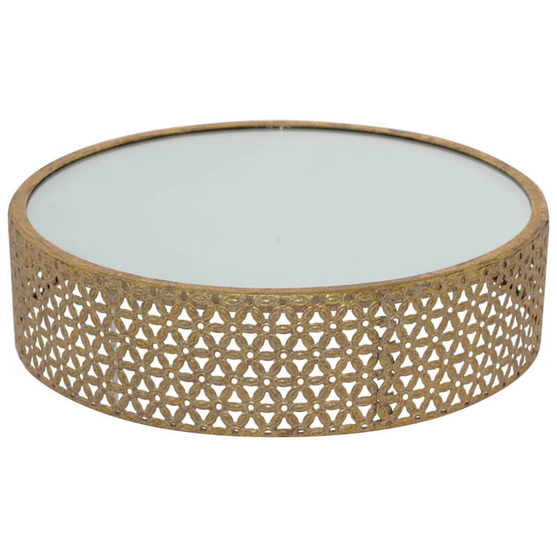 SEVILLE MIRROR DECO STAND 35X10CM